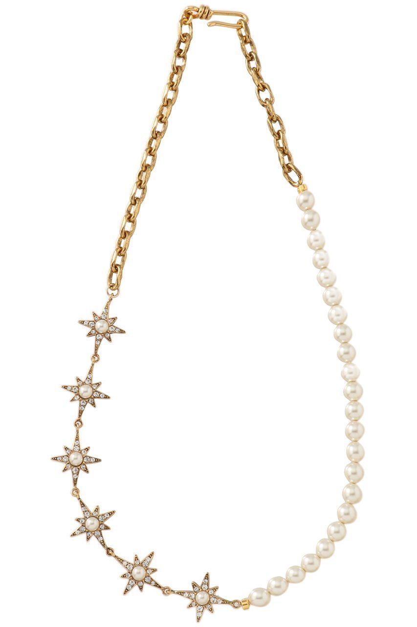 【アデル ビジュー/ADER bijoux】のSTAR pearl short ネックレス 人気、トレンドファッション・服の通販 founy(ファニー) 　ファッション　Fashion　レディースファッション　Fashion for Women　ジュエリー　Jewelry　ネックレス　Necklaces & Pendants　ガラス　Glass, Glassware　クリスタル　Crystal, Swarovski　ショート　Short, Short Length　チェーン　Chain, Chain Strap　ネックレス　Necklace, Pendant Necklace　パール　Pearl, Pearl Accent　モチーフ　Motif, Design Theme　人気　Popular, Best Seller　定番　Standard, Basic Item　other-3|ID: prp329100004651889 ipo3291000000036133834