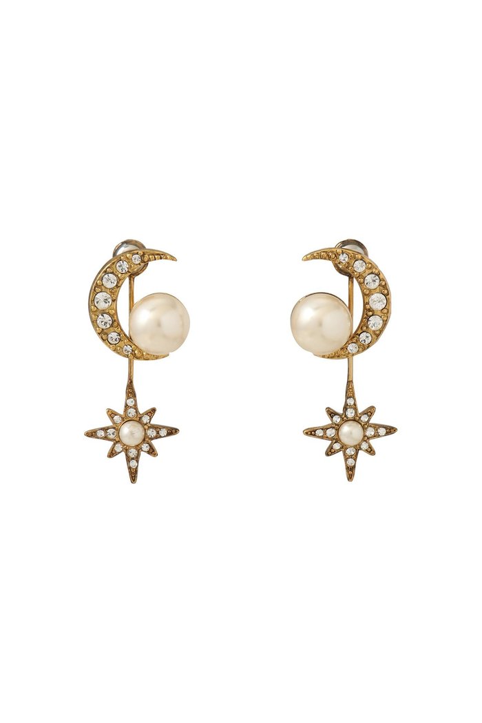 【アデル ビジュー/ADER bijoux】のSTAR moon ピアス インテリア・キッズ・メンズ・レディースファッション・服の通販 founy(ファニー) https://founy.com/ ファッション Fashion レディースファッション Fashion for Women ジュエリー Jewelry ファッションリング Fashion Rings イヤリング・フープ・ドロップタイプ Hoop, Drop & Clip Earrings イヤリング Earrings オケージョン Occasion Wear ガラス Glass, Glassware クリスタル Crystal, Swarovski シンプル Simple, Minimal モチーフ Motif, Design Theme 新作・新入荷 New Arrivals / New In |ID: prp329100004651891 ipo3291000000033614936