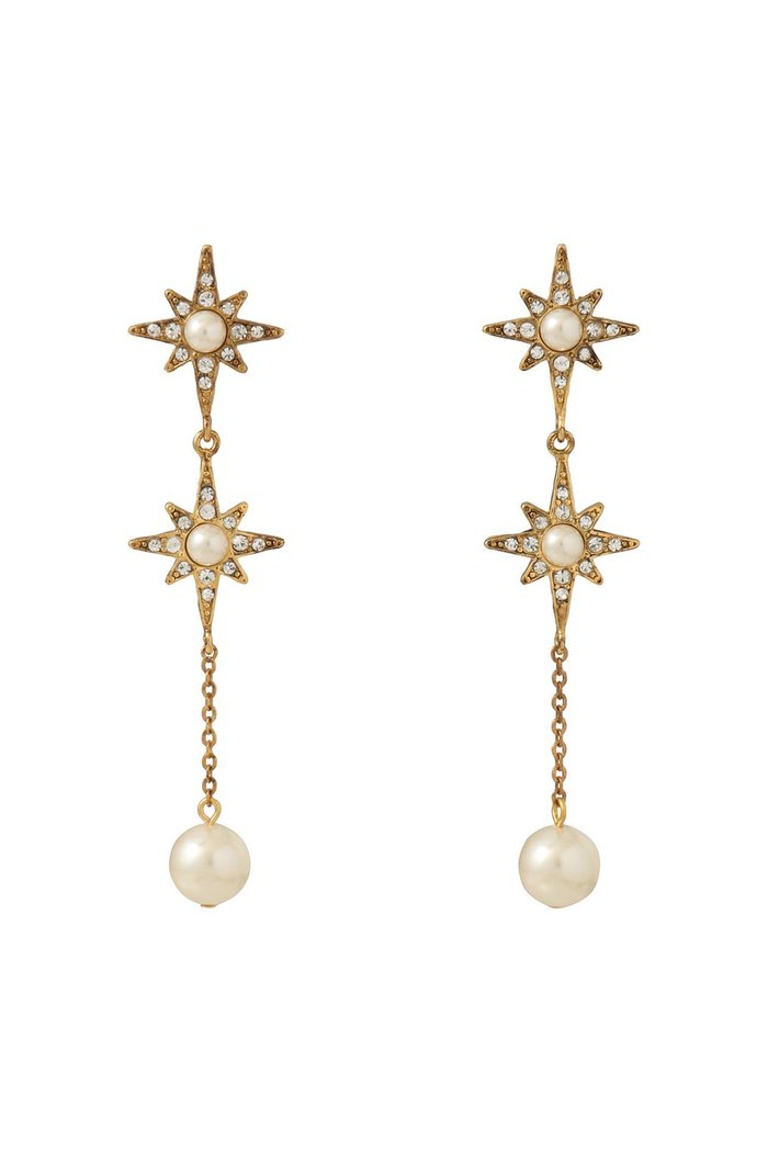 【アデル ビジュー/ADER bijoux】のSTAR pearl long ピアス インテリア・キッズ・メンズ・レディースファッション・服の通販 founy(ファニー) https://founy.com/ ファッション Fashion レディースファッション Fashion for Women ジュエリー Jewelry ファッションリング Fashion Rings イヤリング・フープ・ドロップタイプ Hoop, Drop & Clip Earrings イヤリング Earrings エレガント 上品 Elegant ガラス Glass, Glassware クリスタル Crystal, Swarovski パーティ Party, Party Style パール Pearl, Pearl Accent モチーフ Motif, Design Theme 人気 Popular, Best Seller 定番 Standard, Basic Item 新作・新入荷 New Arrivals / New In |ID: prp329100004651892 ipo3291000000033614941