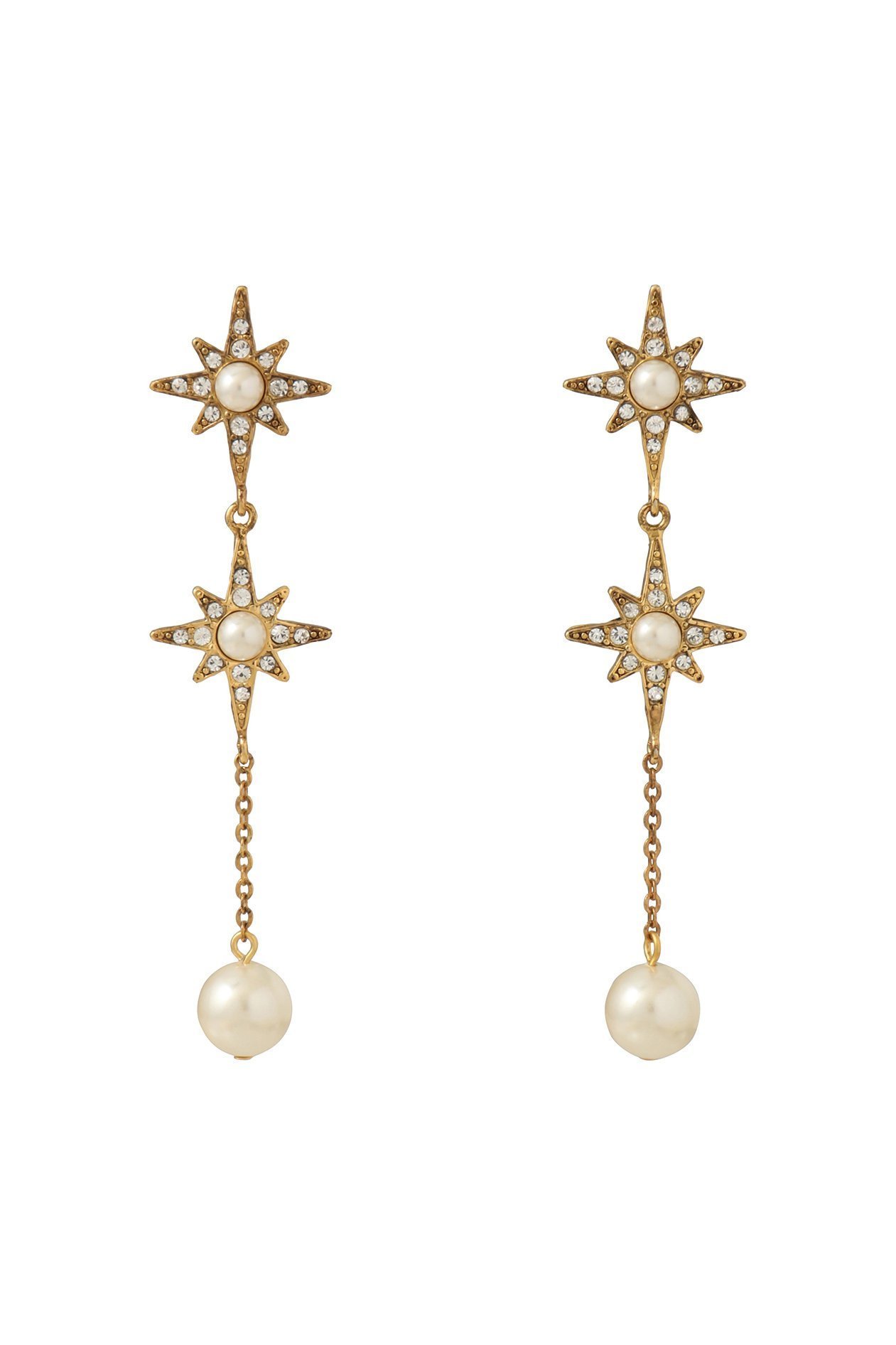 【アデル ビジュー/ADER bijoux】のSTAR pearl long ピアス 人気、トレンドファッション・服の通販 founy(ファニー) 　ファッション　Fashion　レディースファッション　Fashion for Women　ジュエリー　Jewelry　ファッションリング　Fashion Rings　イヤリング・フープ・ドロップタイプ　Hoop, Drop & Clip Earrings　2025年　2025　2025-2026秋冬・A/W　Autumn/Winter 2025–26 AW25–26　イヤリング　Earrings　エレガント 上品　Elegant　ガラス　Glass, Glassware　クリスタル　Crystal, Swarovski　パーティ　Party, Party Style　パール　Pearl, Pearl Accent　モチーフ　Motif, Design Theme　人気　Popular, Best Seller　定番　Standard, Basic Item　A/W・秋冬　Autumn/Winter　 other-1|ID: prp329100004651892 ipo3291000000033614941