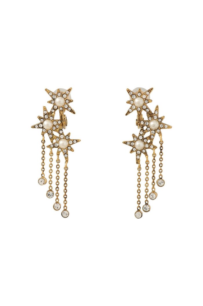 【アデル ビジュー/ADER bijoux】のSTAR fringe イヤリング インテリア・キッズ・メンズ・レディースファッション・服の通販 founy(ファニー) https://founy.com/ ファッション Fashion レディースファッション Fashion for Women ジュエリー Jewelry ファッションリング Fashion Rings イヤリング・フープ・ドロップタイプ Hoop, Drop & Clip Earrings おすすめ Recommended / Our Picks イヤリング Earrings エレガント 上品 Elegant オケージョン Occasion Wear ガラス Glass, Glassware クリスタル Crystal, Swarovski デニム Denim, Jeans Material フリンジ Fringe, Tassel モチーフ Motif, Design Theme 人気 Popular, Best Seller 定番 Standard, Basic Item 新作・新入荷 New Arrivals / New In |ID: prp329100004651893 ipo3291000000033614946