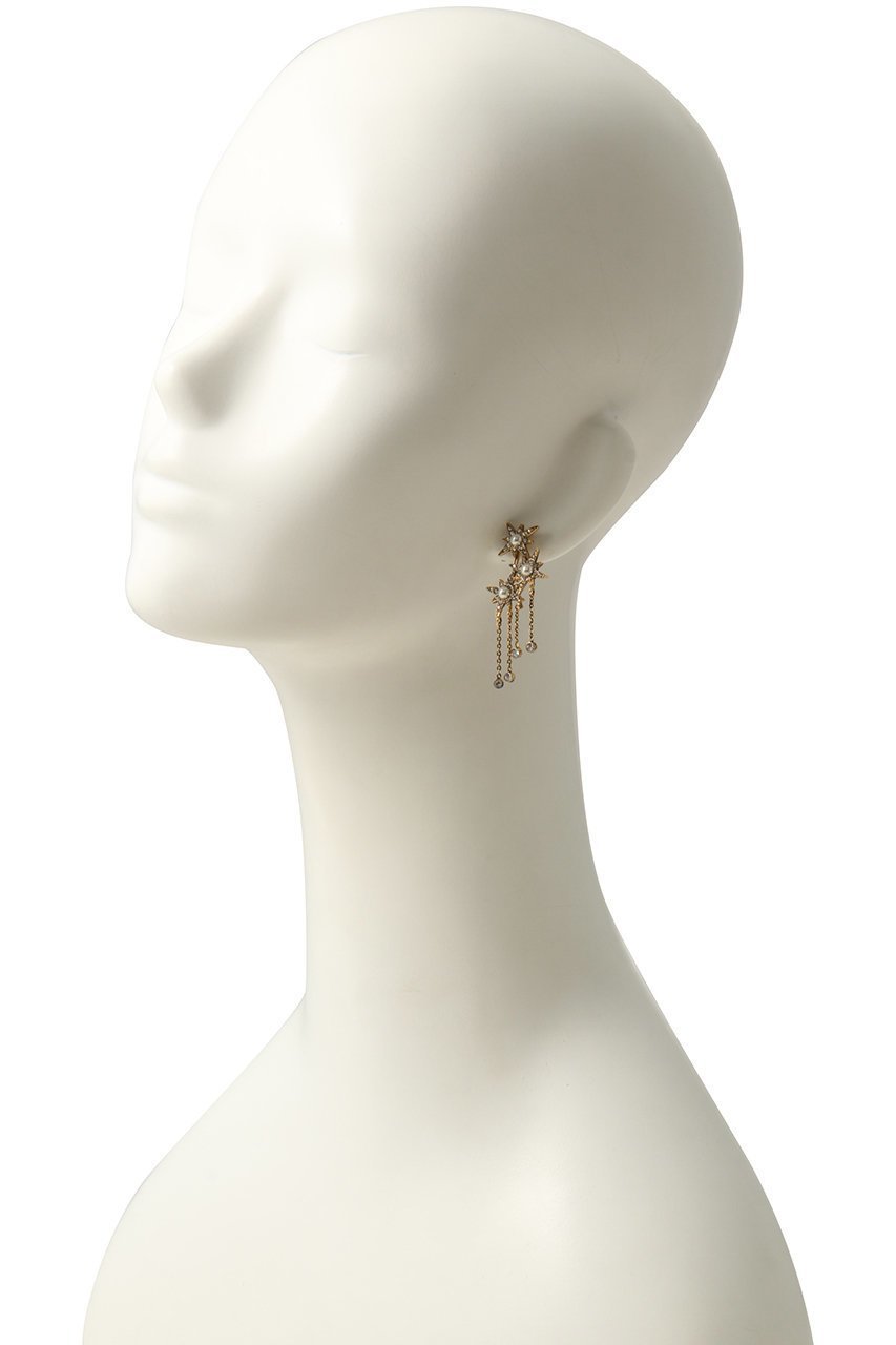 【アデル ビジュー/ADER bijoux】のSTAR fringe イヤリング 人気、トレンドファッション・服の通販 founy(ファニー) 　ファッション　Fashion　レディースファッション　Fashion for Women　ジュエリー　Jewelry　ファッションリング　Fashion Rings　イヤリング・フープ・ドロップタイプ　Hoop, Drop & Clip Earrings　2025年　2025　2025-2026秋冬・A/W　Autumn/Winter 2025–26 AW25–26　おすすめ　Recommended / Our Picks　イヤリング　Earrings　エレガント 上品　Elegant　オケージョン　Occasion Wear　ガラス　Glass, Glassware　クリスタル　Crystal, Swarovski　デニム　Denim, Jeans Material　フリンジ　Fringe, Tassel　モチーフ　Motif, Design Theme　人気　Popular, Best Seller　定番　Standard, Basic Item　A/W・秋冬　Autumn/Winter　other-2|ID: prp329100004651893 ipo3291000000033614949