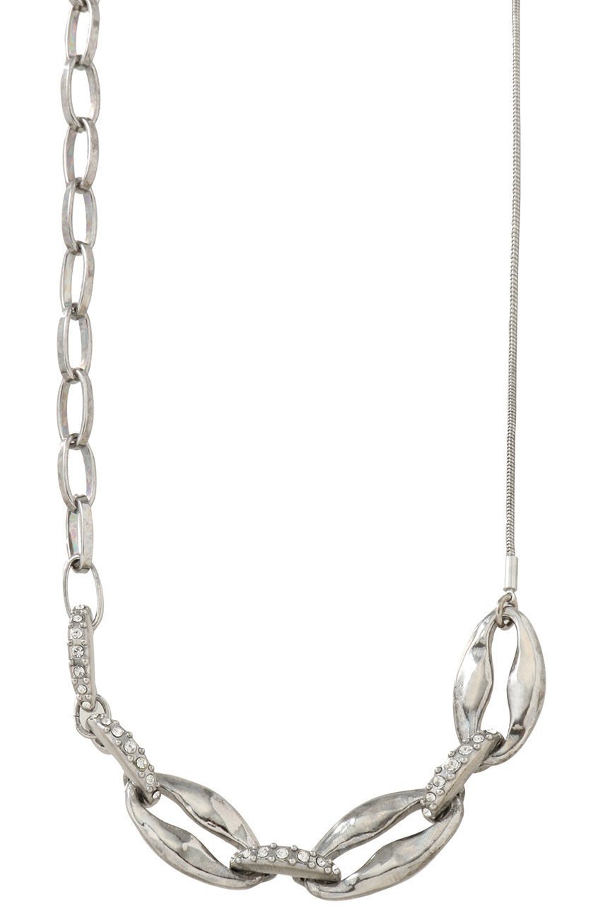 【アデル ビジュー/ADER bijoux】のEPARS adjuster short ネックレス インテリア・キッズ・メンズ・レディースファッション・服の通販 founy(ファニー) 　ファッション　Fashion　レディースファッション　Fashion for Women　ジュエリー　Jewelry　ネックレス　Necklaces & Pendants　なめらか　Smooth, Silky Texture　ガラス　Glass, Glassware　クリスタル　Crystal, Swarovski　シンプル　Simple, Minimal　ネックレス　Necklace, Pendant Necklace　メタル　Metal, Metal Parts　モチーフ　Motif, Design Theme　新作・新入荷　New Arrivals / New In　シルバー|ID: prp329100004651899 ipo3291000000033614981