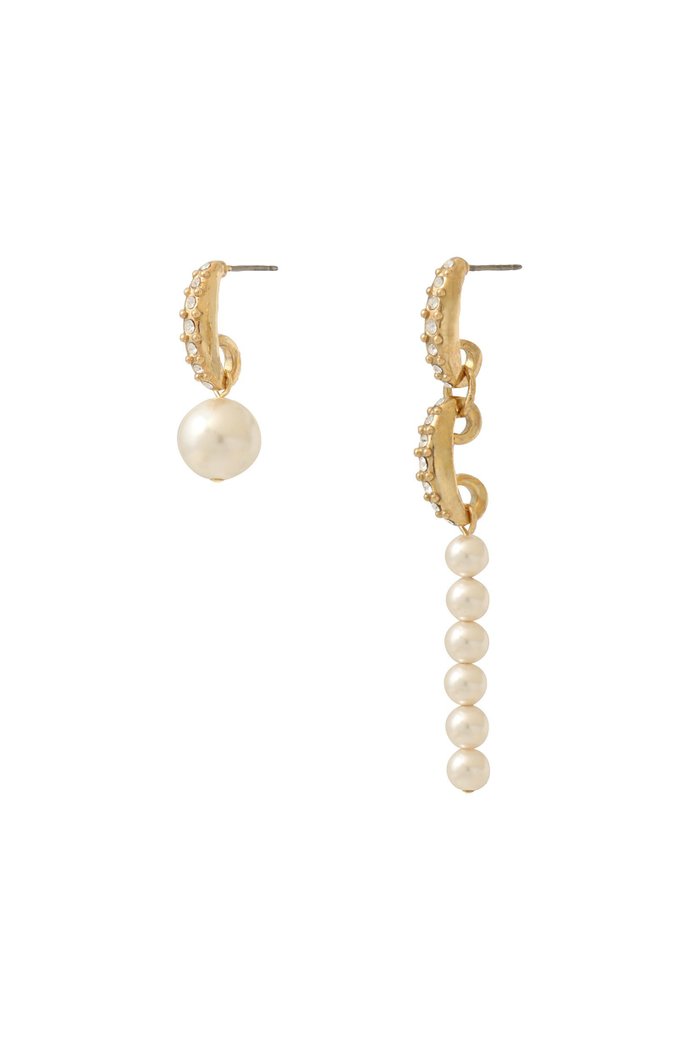 【アデル ビジュー/ADER bijoux】のEPARS asymmetry ピアス インテリア・キッズ・メンズ・レディースファッション・服の通販 founy(ファニー) https://founy.com/ ファッション Fashion レディースファッション Fashion for Women ジュエリー Jewelry ファッションリング Fashion Rings イヤリング・フープ・ドロップタイプ Hoop, Drop & Clip Earrings イヤリング Earrings エレガント 上品 Elegant ガラス Glass, Glassware クリスタル Crystal, Swarovski パール Pearl, Pearl Accent フリンジ Fringe, Tassel 新作・新入荷 New Arrivals / New In |ID: prp329100004651904 ipo3291000000033615005