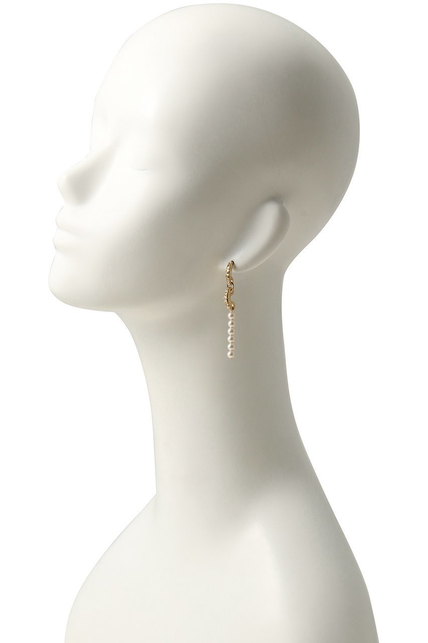 【アデル ビジュー/ADER bijoux】のEPARS asymmetry ピアス 人気、トレンドファッション・服の通販 founy(ファニー) 　ファッション　Fashion　レディースファッション　Fashion for Women　ジュエリー　Jewelry　ファッションリング　Fashion Rings　イヤリング・フープ・ドロップタイプ　Hoop, Drop & Clip Earrings　イヤリング　Earrings　エレガント 上品　Elegant　ガラス　Glass, Glassware　クリスタル　Crystal, Swarovski　パール　Pearl, Pearl Accent　フリンジ　Fringe, Tassel　新作・新入荷　New Arrivals / New In　other-2|ID: prp329100004651904 ipo3291000000033615008