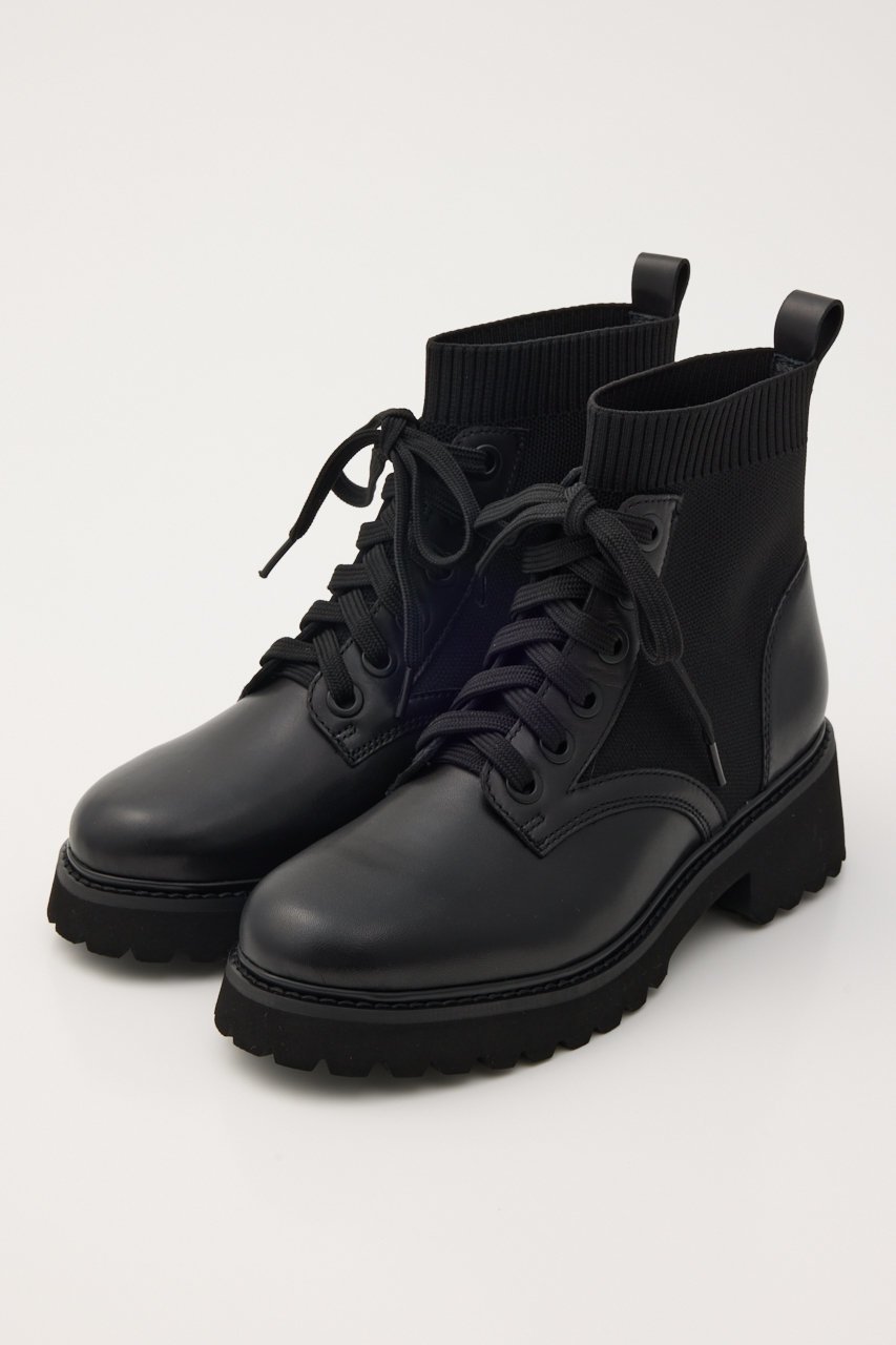 【スタッカート/STACCATO】のリードニットコンビレースアップブーツ 人気、トレンドファッション・服の通販 founy(ファニー) 　ファッション　Fashion　レディースファッション　Fashion for Women　スニーカー　Sneakers, Trainers　トレンド　Trend, Trending Now　フォルム　Silhouette, Form　人気　Popular, Best Seller　 other-1|ID: prp329100004651918 ipo3291000000034005210