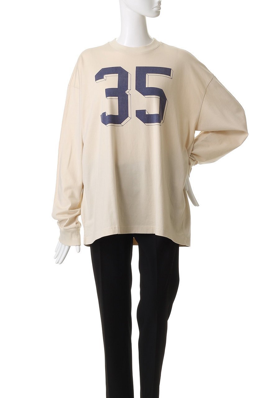 【アンスクリア/INSCRIRE】のNo35 ロング スリーブルーズ フィット 人気、トレンドファッション・服の通販 founy(ファニー) 　ファッション　Fashion　レディースファッション　Fashion for Women　トップス・カットソー　Cut & Sew Tops　シャツ・ブラウス・オフィスカジュアル　Elegant Blouses & Button-Ups　ロングTシャツ・Tシャツ　Longline T-Shirts & Tees　カットソー・ベーシックTシャツ　Cut-and-Sewn Tops / Stretch Tees & Basics　2025年　2025　2025-2026秋冬・A/W　Autumn/Winter 2025–26 AW25–26　グラフィック　Graphic, Graphic Design　スリーブ　Sleeve, Long Sleeve / Short Sleeve　バランス　Balance, Style Balance　フィット　Fit, Slim Fit　ルーズ　Loose, Oversized　ロング　Long, Long-Length　A/W・秋冬　Autumn/Winter　other-2|ID: prp329100004651933 ipo3291000000033615191