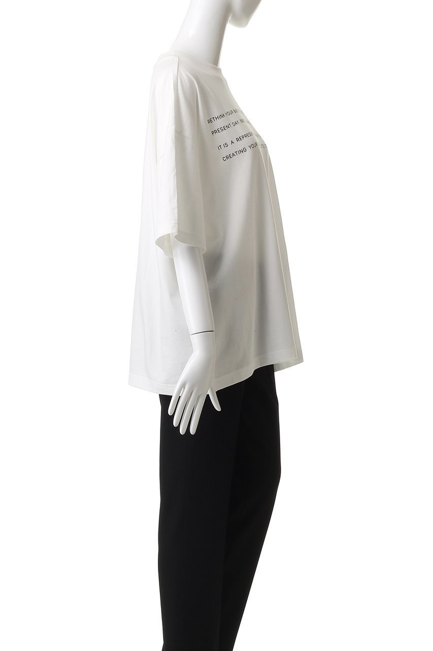 【アンスクリア/INSCRIRE】のBasic プリント ルーズ フィット Tシャツ 人気、トレンドファッション・服の通販 founy(ファニー) 　ファッション　Fashion　レディースファッション　Fashion for Women　トップス・カットソー　Cut & Sew Tops　シャツ・ブラウス・オフィスカジュアル　Elegant Blouses & Button-Ups　ロングTシャツ・Tシャツ　Longline T-Shirts & Tees　カットソー・ベーシックTシャツ　Cut-and-Sewn Tops / Stretch Tees & Basics　2025年　2025　2025-2026秋冬・A/W　Autumn/Winter 2025–26 AW25–26　ショート　Short, Short Length　スラックス　Slacks, Dress Pants　スリーブ　Sleeve, Long Sleeve / Short Sleeve　デニム　Denim, Jeans Material　フィット　Fit, Slim Fit　プリント　Print, Printed Pattern　ルーズ　Loose, Oversized　A/W・秋冬　Autumn/Winter　other-3|ID: prp329100004651935 ipo3291000000033615204