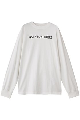 【アンスクリア/INSCRIRE】 PAST PRESENT FURTURE ロング スリーブ ルーズ フィット人気、トレンドファッション・服の通販 founy(ファニー) ファッション Fashion レディースファッション Fashion for Women トップス・カットソー Cut & Sew Tops シャツ・ブラウス・オフィスカジュアル Elegant Blouses & Button-Ups ロングTシャツ・Tシャツ Longline T-Shirts & Tees カットソー・ベーシックTシャツ Cut-and-Sewn Tops / Stretch Tees & Basics 2025年 2025 2025-2026秋冬・A/W Autumn/Winter 2025–26 AW25–26 スリーブ Sleeve, Long Sleeve / Short Sleeve フィット Fit, Slim Fit フロント Front, Front Design ルーズ Loose, Oversized ロング Long, Long-Length A/W・秋冬 Autumn/Winter |ID:prp329100004651937