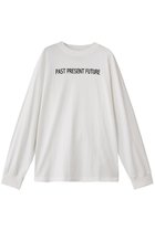 【アンスクリア/INSCRIRE】のPAST PRESENT FURTURE ロング スリーブ ルーズ フィット ホワイト|ID:prp329100004651937