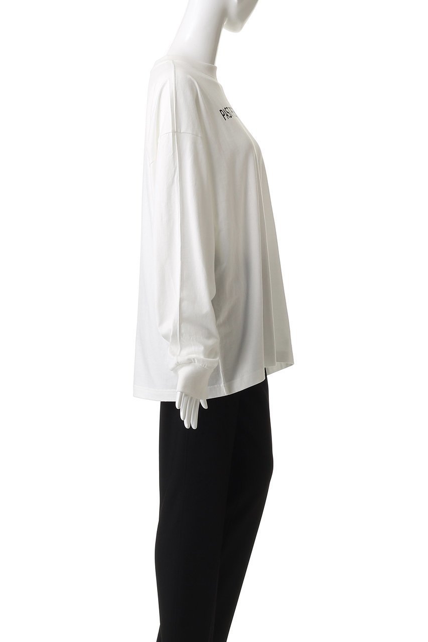 【アンスクリア/INSCRIRE】のPAST PRESENT FURTURE ロング スリーブ ルーズ フィット 人気、トレンドファッション・服の通販 founy(ファニー) 　ファッション　Fashion　レディースファッション　Fashion for Women　トップス・カットソー　Cut & Sew Tops　シャツ・ブラウス・オフィスカジュアル　Elegant Blouses & Button-Ups　ロングTシャツ・Tシャツ　Longline T-Shirts & Tees　カットソー・ベーシックTシャツ　Cut-and-Sewn Tops / Stretch Tees & Basics　スリーブ　Sleeve, Long Sleeve / Short Sleeve　フィット　Fit, Slim Fit　フロント　Front, Front Design　ルーズ　Loose, Oversized　ロング　Long, Long-Length　other-3|ID: prp329100004651937 ipo3291000000036133916