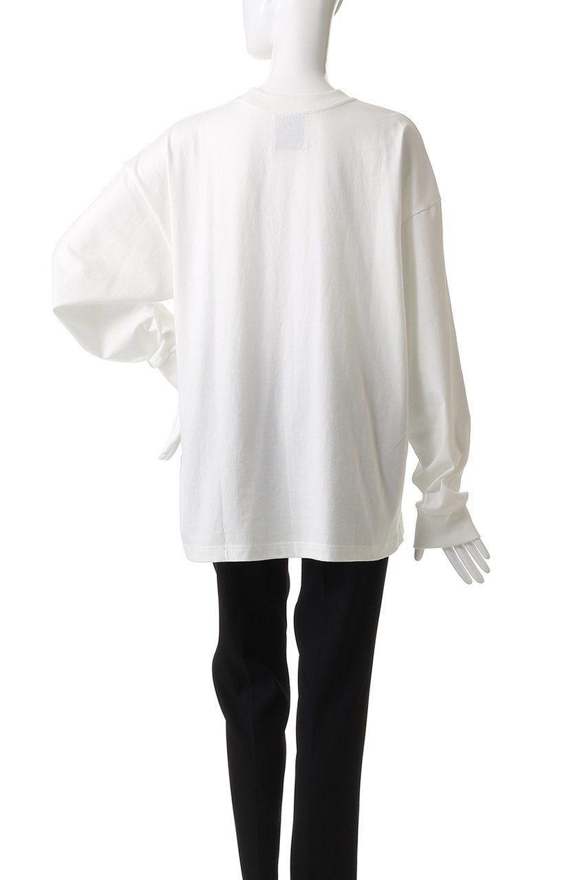 【アンスクリア/INSCRIRE】のPAST PRESENT FURTURE ロング スリーブ ルーズ フィット 人気、トレンドファッション・服の通販 founy(ファニー) 　ファッション　Fashion　レディースファッション　Fashion for Women　トップス・カットソー　Cut & Sew Tops　シャツ・ブラウス・オフィスカジュアル　Elegant Blouses & Button-Ups　ロングTシャツ・Tシャツ　Longline T-Shirts & Tees　カットソー・ベーシックTシャツ　Cut-and-Sewn Tops / Stretch Tees & Basics　スリーブ　Sleeve, Long Sleeve / Short Sleeve　フィット　Fit, Slim Fit　フロント　Front, Front Design　ルーズ　Loose, Oversized　ロング　Long, Long-Length　other-4|ID: prp329100004651937 ipo3291000000036133917