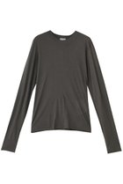 【アンスクリア/INSCRIRE】のコットン カシミヤ No. Tシャツ 人気、トレンドファッション・服の通販 founy(ファニー) ファッション Fashion レディースファッション Fashion for Women トップス・カットソー Cut & Sew Tops シャツ・ブラウス・オフィスカジュアル Elegant Blouses & Button-Ups ロングTシャツ・Tシャツ Longline T-Shirts & Tees カットソー・ベーシックTシャツ Cut-and-Sewn Tops / Stretch Tees & Basics 2025年 2025 2025-2026秋冬・A/W Autumn/Winter 2025–26 AW25–26 コンパクト Compact, Small Size スリーブ Sleeve, Long Sleeve / Short Sleeve ロング Long, Long-Length A/W・秋冬 Autumn/Winter thumbnail グレー|ID: prp329100004651938 ipo3291000000033615220