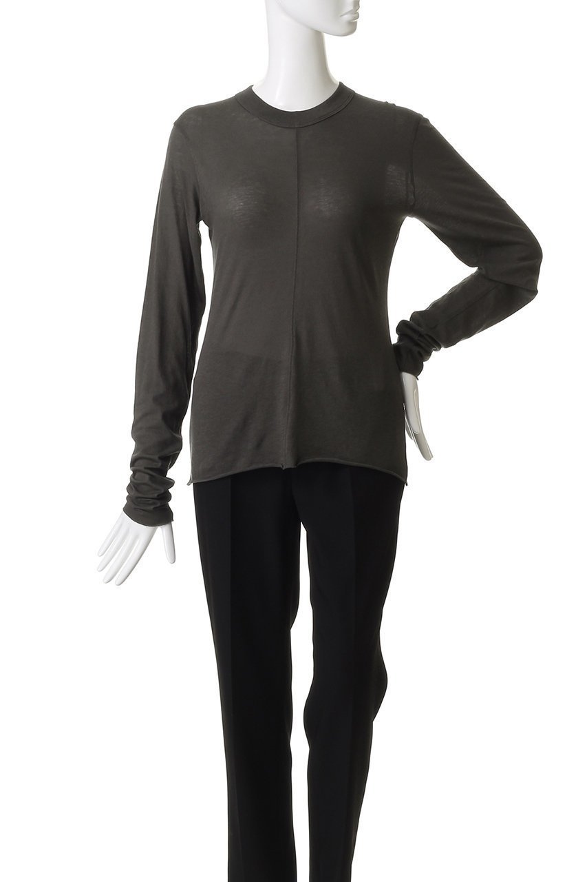 【アンスクリア/INSCRIRE】のコットン カシミヤ No. Tシャツ 人気、トレンドファッション・服の通販 founy(ファニー) ファッション Fashion レディースファッション Fashion for Women トップス・カットソー Cut & Sew Tops シャツ・ブラウス・オフィスカジュアル Elegant Blouses & Button-Ups ロングTシャツ・Tシャツ Longline T-Shirts & Tees カットソー・ベーシックTシャツ Cut-and-Sewn Tops / Stretch Tees & Basics コンパクト Compact, Small Size スリーブ Sleeve, Long Sleeve / Short Sleeve ロング Long, Long-Length other-2|ID: prp329100004651938 ipo3291000000035862973