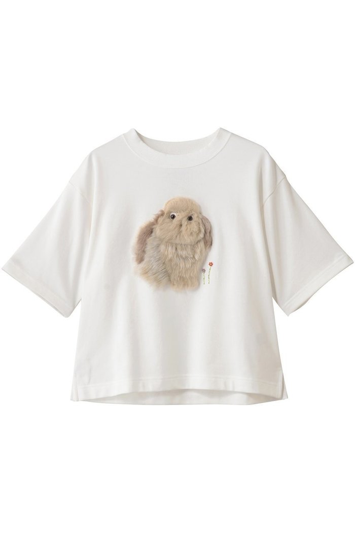 【ミュベール/MUVEIL】のウサギTシャツ インテリア・キッズ・メンズ・レディースファッション・服の通販 founy(ファニー) https://founy.com/ ファッション Fashion レディースファッション Fashion for Women トップス・カットソー Cut & Sew Tops シャツ・ブラウス・オフィスカジュアル Elegant Blouses & Button-Ups ロングTシャツ・Tシャツ Longline T-Shirts & Tees カットソー・ベーシックTシャツ Cut-and-Sewn Tops / Stretch Tees & Basics 2025年 2025 2025-2026秋冬・A/W Autumn/Winter 2025–26 AW25–26 コレクション Collection, Seasonal Line コンパクト Compact, Small Size ショート Short, Short Length スリーブ Sleeve, Long Sleeve / Short Sleeve モチーフ Motif, Design Theme A/W・秋冬 Autumn/Winter |ID: prp329100004651940 ipo3291000000033615231