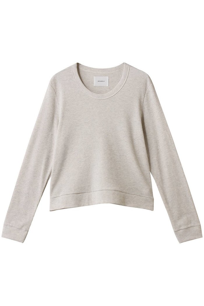 【ミディウミソリッド/MIDIUMISOLID】のu neck waffle PO プルオーバー インテリア・キッズ・メンズ・レディースファッション・服の通販 founy(ファニー) https://founy.com/ ファッション Fashion レディースファッション Fashion for Women トップス・カットソー Cut & Sew Tops シャツ・ブラウス・オフィスカジュアル Elegant Blouses & Button-Ups ロングTシャツ・Tシャツ Longline T-Shirts & Tees カジュアルプルオーバー・ニットトップス Pullovers & Knit Tops / Casual Pullovers カットソー・ベーシックTシャツ Cut-and-Sewn Tops / Stretch Tees & Basics インナー Innerwear クロップド Cropped, Short Length コンパクト Compact, Small Size シンプル Simple, Minimal スリーブ Sleeve, Long Sleeve / Short Sleeve トレンド Trend, Trending Now ロング Long, Long-Length ワッフル Waffle, Waffle Knit 長袖 Long Sleeve, Full Sleeve |ID: prp329100004651941 ipo3291000000033615242