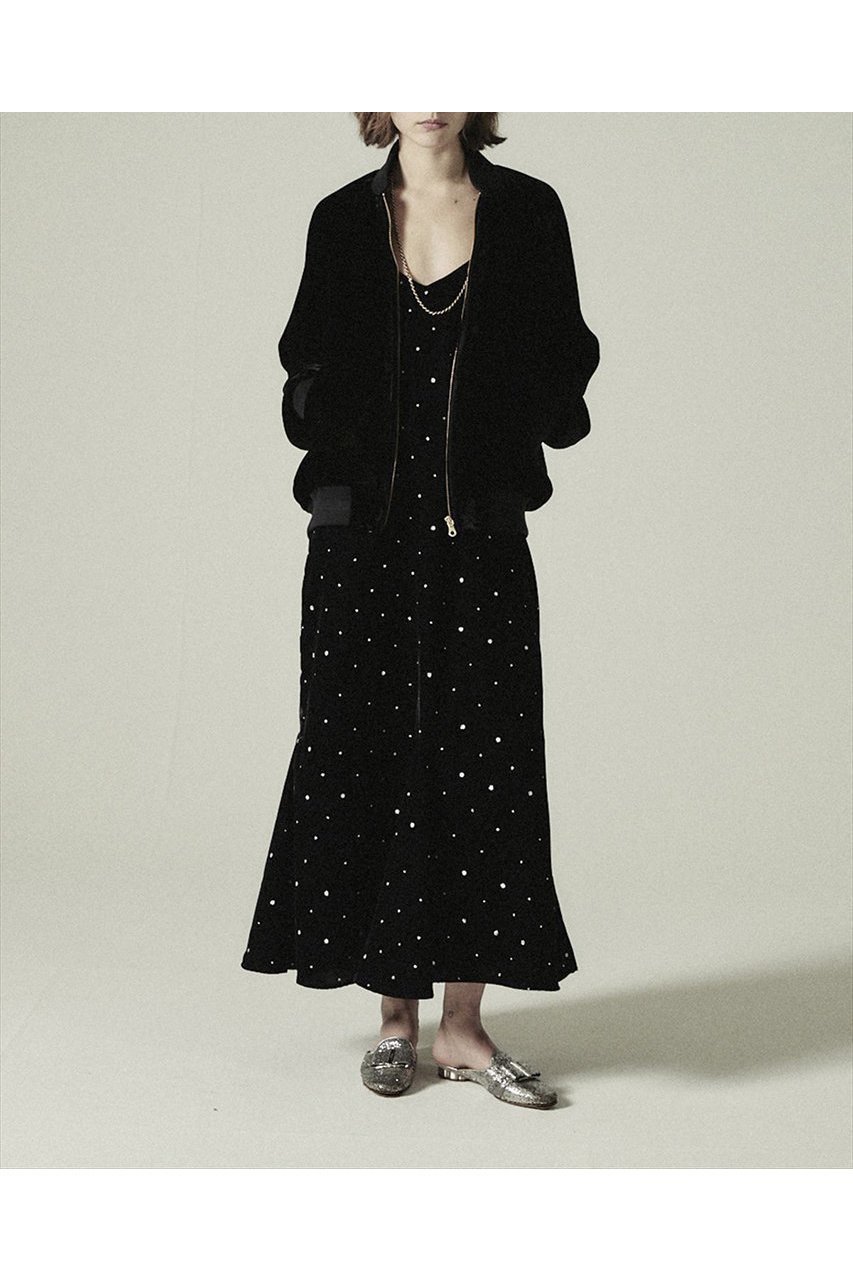 【クチュールドアダム/COUTURE D'ADAM】のグリッターベルベットキャミドレス 人気、トレンドファッション・服の通販 founy(ファニー) 　ファッション　Fashion　レディースファッション　Fashion for Women　ワンピース　Dresses　フォーマル・パーティードレス・結婚式用ドレス　Elegant & Casual Dresses　チュニック　Tunic Tops & Dresses　2025年　2025　2025-2026秋冬・A/W　Autumn/Winter 2025–26 AW25–26　カットソー　Cut and Sewn Top　グリッター　Glitter, Sparkle　ジャケット　Jacket, Outerwear　チュニック　Tunic, Long Top　トレンド　Trend, Trending Now　ベルベット　Velvet, Velvety　ラップ　Wrap, Wrap Design　ロング　Long, Long-Length　A/W・秋冬　Autumn/Winter　other-6|ID: prp329100004651952 ipo3291000000033615321