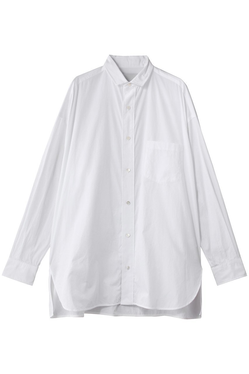 【エリオポール/heliopole】の【TICCA】PREMIUM BIG シャツ インテリア・キッズ・メンズ・レディースファッション・服の通販 founy(ファニー) 　ファッション　Fashion　レディースファッション　Fashion for Women　トップス・カットソー　Cut & Sew Tops　シャツ・ブラウス・オフィスカジュアル　Elegant Blouses & Button-Ups　シンプル　Simple, Minimal　スリーブ　Sleeve, Long Sleeve / Short Sleeve　ロング　Long, Long-Length　長袖　Long Sleeve, Full Sleeve　ホワイト|ID: prp329100004651954 ipo3291000000036133945
