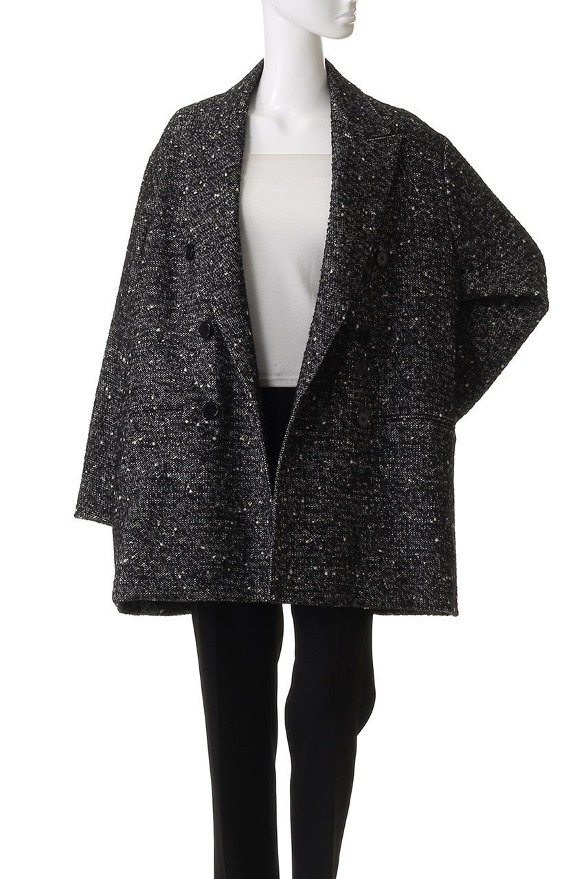 【クチュールドアダム/COUTURE D'ADAM】の【8/30 0:00販売開始】ビッグネップイタリアツイードコテージコート 人気、トレンドファッション・服の通販 founy(ファニー) 　ファッション　Fashion　レディースファッション　Fashion for Women　アウター　Coat / Outerwear Collection　コート・ロングコート・ピーコート　Long Coats, Peacoats & More　2025年　2025　2025-2026秋冬・A/W　Autumn/Winter 2025–26 AW25–26　ショート　Short, Short Length　テーラード　Tailored, Tailored Fit　フォルム　Silhouette, Form　ラグジュアリー　Luxury, Elegant　リラックス　Relax, Relaxed Fit　ワーク　Workwear, Utility Style　A/W・秋冬　Autumn/Winter　other-7|ID: prp329100004651961 ipo3291000000033615380