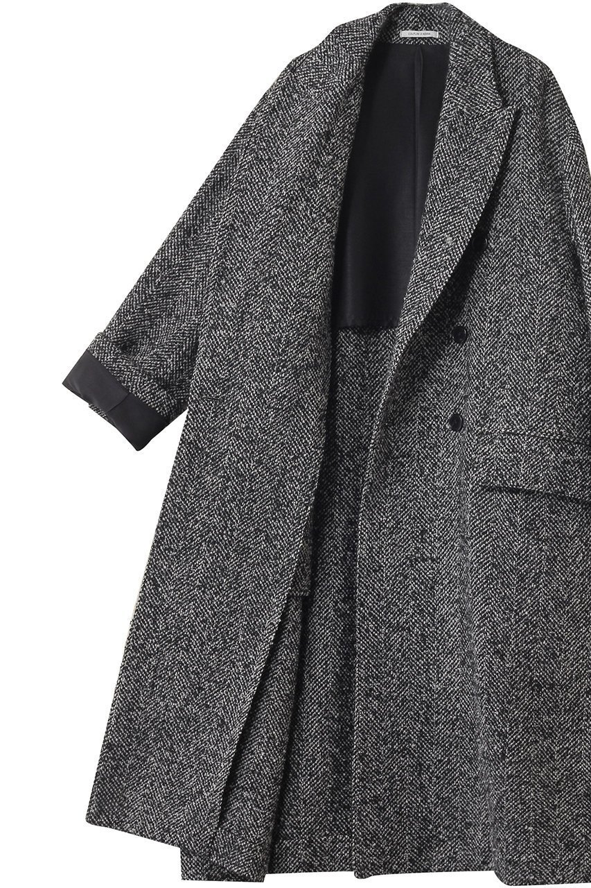 【クチュールドアダム/COUTURE D'ADAM】の【8/30 0:00販売開始】モヘアループアストラカンダブルチェスターコート 人気、トレンドファッション・服の通販 founy(ファニー) 　ファッション　Fashion　レディースファッション　Fashion for Women　アウター　Coat / Outerwear Collection　コート・ロングコート・ピーコート　Long Coats, Peacoats & More　チェスターコート・ロング丈アウター　Chester Coats / Chesterfield Long Coats　2025年　2025　2025-2026秋冬・A/W　Autumn/Winter 2025–26 AW25–26　ループ　Loop, Loop Knit　ロング　Long, Long-Length　A/W・秋冬　Autumn/Winter　other-6|ID: prp329100004651963 ipo3291000000033615394