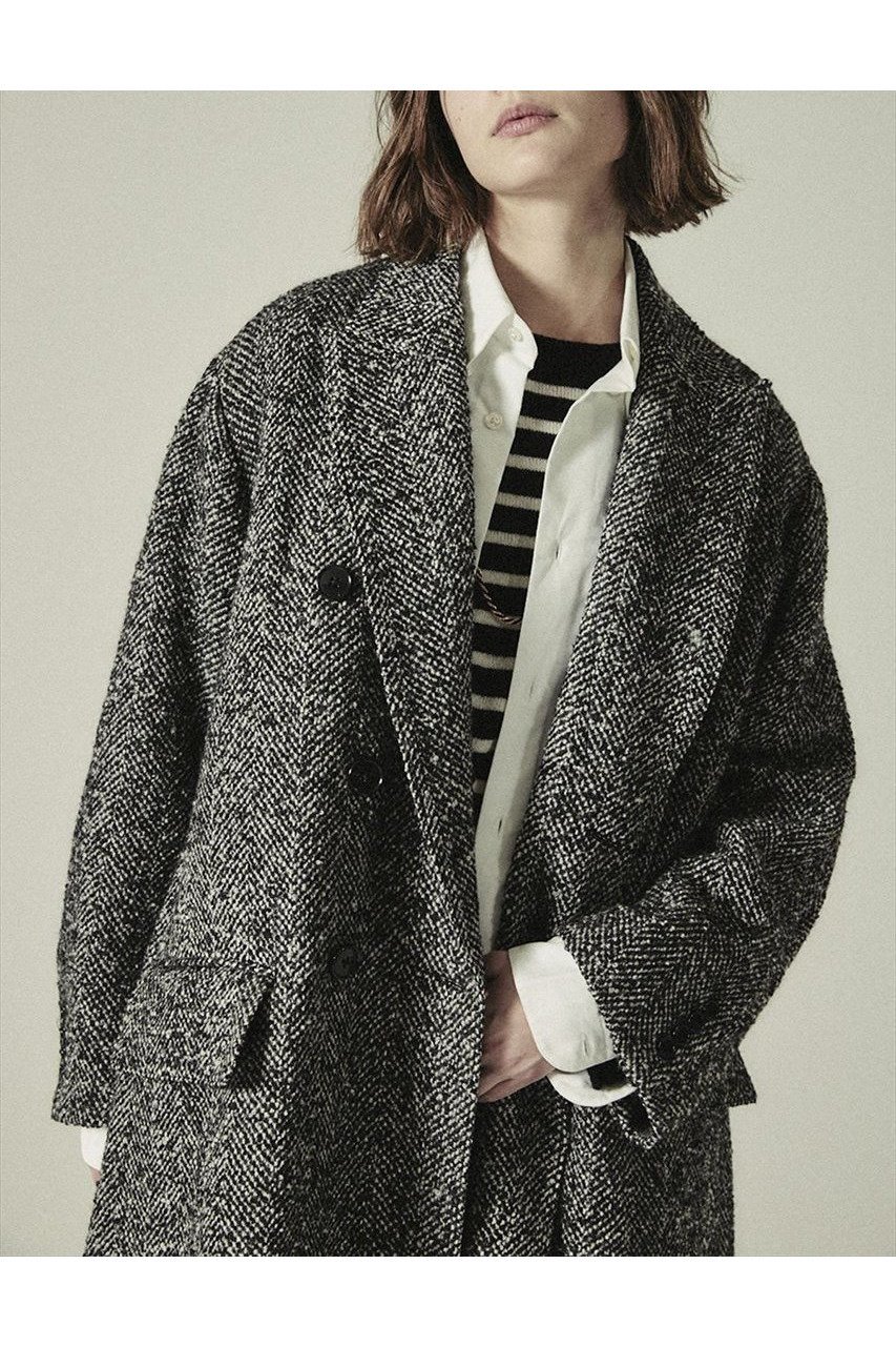 【クチュールドアダム/COUTURE D'ADAM】の【8/30 0:00販売開始】モヘアループアストラカンダブルチェスターコート 人気、トレンドファッション・服の通販 founy(ファニー) 　ファッション　Fashion　レディースファッション　Fashion for Women　アウター　Coat / Outerwear Collection　コート・ロングコート・ピーコート　Long Coats, Peacoats & More　チェスターコート・ロング丈アウター　Chester Coats / Chesterfield Long Coats　2025年　2025　2025-2026秋冬・A/W　Autumn/Winter 2025–26 AW25–26　ループ　Loop, Loop Knit　ロング　Long, Long-Length　A/W・秋冬　Autumn/Winter　other-8|ID: prp329100004651963 ipo3291000000033615396
