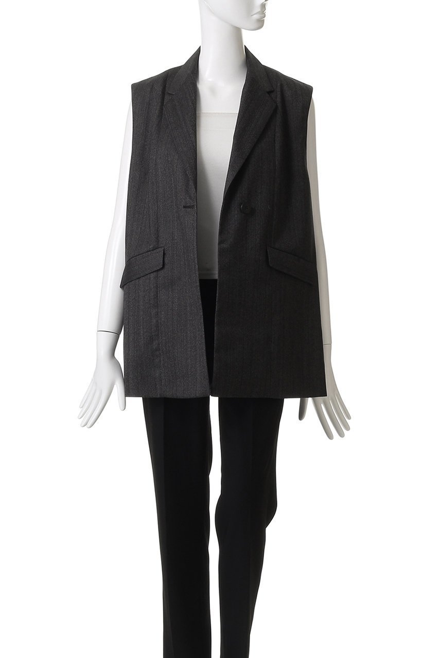 【エリオポール/heliopole】の【TICCA】WOOL HERRINGBONE ベスト 人気、トレンドファッション・服の通販 founy(ファニー) 　ファッション　Fashion　レディースファッション　Fashion for Women　アウター　Coat / Outerwear Collection　レディースジャケット・軽アウター　Jackets　おすすめ　Recommended / Our Picks　ジャケット　Jacket, Outerwear　セットアップ　Set-Up, Coordinated Outfit　ベスト　Vest, Waistcoat　新作・新入荷　New Arrivals / New In　秋　Autumn　A/W・秋冬　Autumn/Winter　other-7|ID: prp329100004651964 ipo3291000000033615409