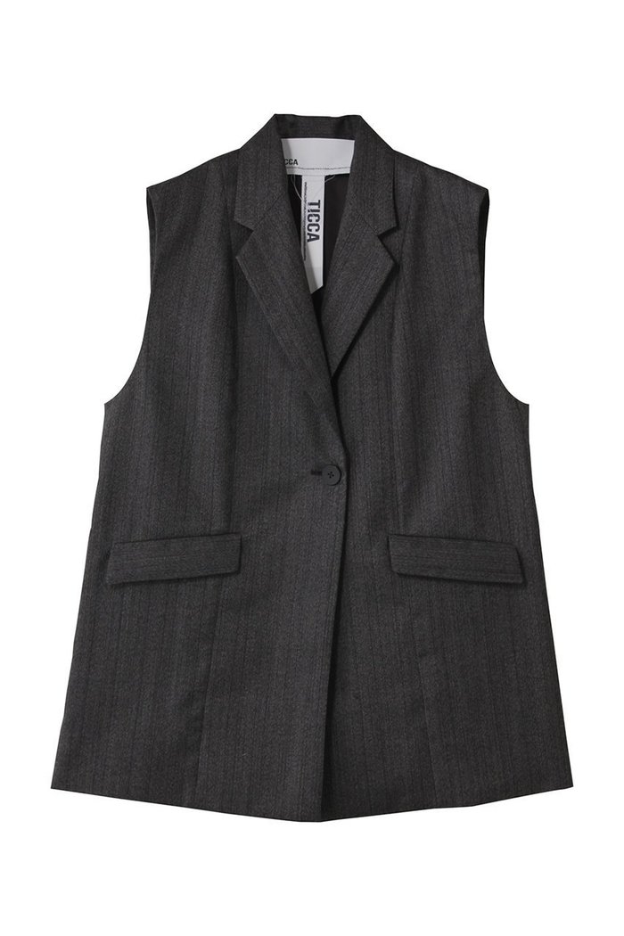 【エリオポール/heliopole】の【TICCA】WOOL HERRINGBONE ベスト インテリア・キッズ・メンズ・レディースファッション・服の通販 founy(ファニー) https://founy.com/ ファッション Fashion レディースファッション Fashion for Women アウター Coat / Outerwear Collection レディースジャケット・軽アウター Jackets おすすめ Recommended / Our Picks ジャケット Jacket, Outerwear セットアップ Set-Up, Coordinated Outfit ベスト Vest, Waistcoat 秋 Autumn A/W・秋冬 Autumn/Winter |ID: prp329100004651964 ipo3291000000036133951