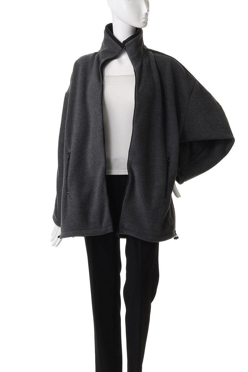 【アンスクリア/INSCRIRE】のFleece ルーズ フィット トラック ジャケット 人気、トレンドファッション・服の通販 founy(ファニー) 　ファッション　Fashion　レディースファッション　Fashion for Women　アウター　Coat / Outerwear Collection　レディースジャケット・軽アウター　Jackets　2025年　2025　2025-2026秋冬・A/W　Autumn/Winter 2025–26 AW25–26　シンプル　Simple, Minimal　ジャケット　Jacket, Outerwear　スポーティ　Sporty, Casual Athletic　スラックス　Slacks, Dress Pants　デニム　Denim, Jeans Material　バランス　Balance, Style Balance　フィット　Fit, Slim Fit　ルーズ　Loose, Oversized　A/W・秋冬　Autumn/Winter　other-8|ID: prp329100004651968 ipo3291000000033615435
