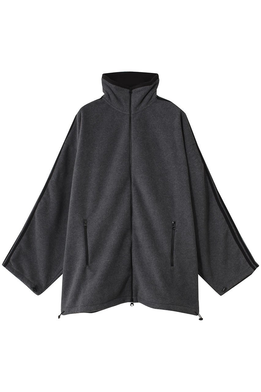 【アンスクリア/INSCRIRE】のFleece ルーズ フィット トラック ジャケット インテリア・キッズ・メンズ・レディースファッション・服の通販 founy(ファニー) 　ファッション　Fashion　レディースファッション　Fashion for Women　アウター　Coat / Outerwear Collection　レディースジャケット・軽アウター　Jackets　シンプル　Simple, Minimal　ジャケット　Jacket, Outerwear　スポーティ　Sporty, Casual Athletic　スラックス　Slacks, Dress Pants　デニム　Denim, Jeans Material　バランス　Balance, Style Balance　フィット　Fit, Slim Fit　ルーズ　Loose, Oversized　ダークグレー|ID: prp329100004651968 ipo3291000000035862985