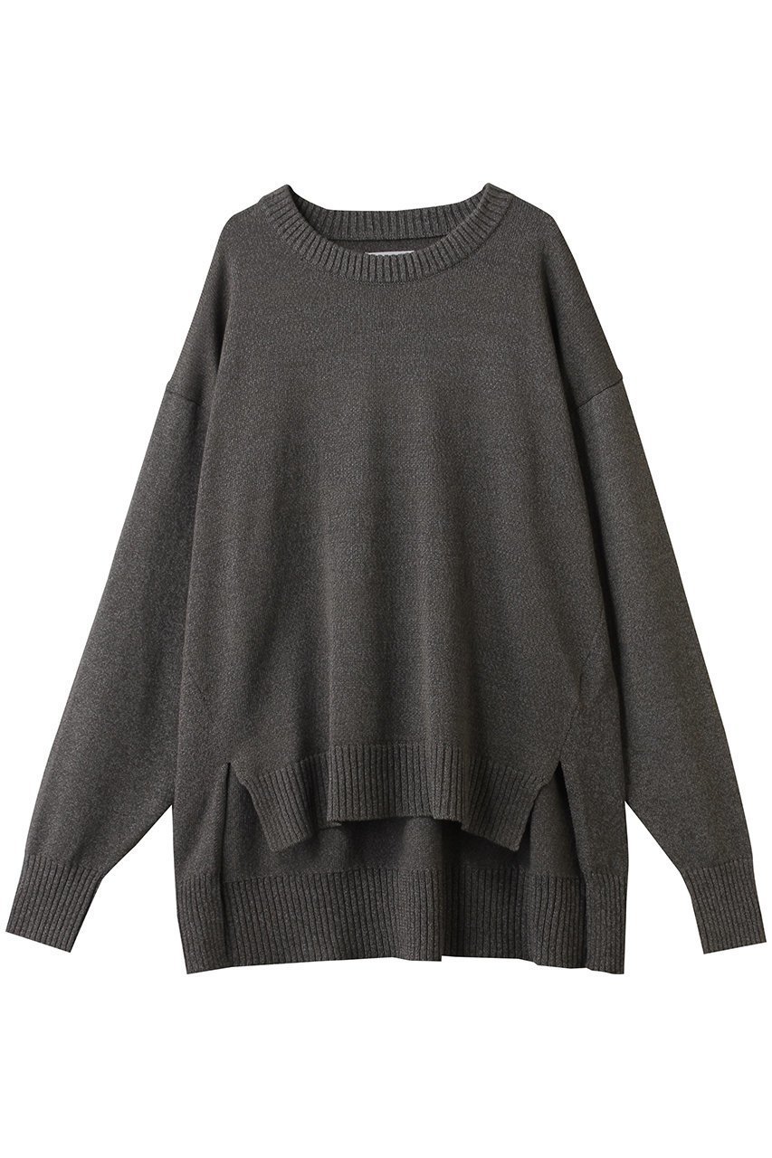 【ミディウミソリッド/MIDIUMISOLID】の和紙ウールプルオーバー インテリア・キッズ・メンズ・レディースファッション・服の通販 founy(ファニー) 　ファッション　Fashion　レディースファッション　Fashion for Women　トップス・カットソー　Cut & Sew Tops　ニット　Knit Tops & Sweaters　カジュアルプルオーバー・ニットトップス　Pullovers & Knit Tops / Casual Pullovers　シアー　Sheer, See-Through　シンプル　Simple, Minimal　gray|ID: prp329100004651976 ipo3291000000035862995