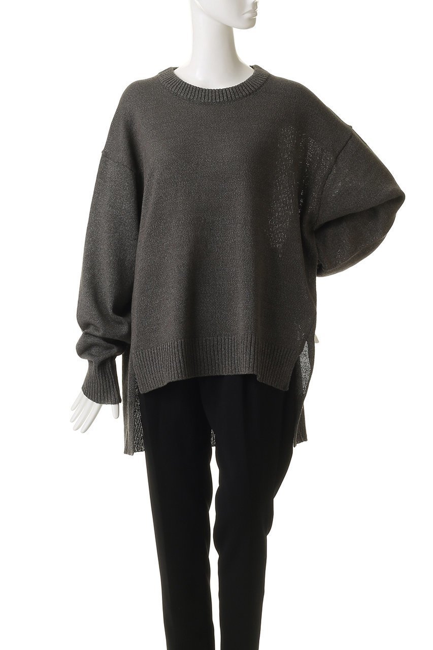 【ミディウミソリッド/MIDIUMISOLID】の和紙ウールプルオーバー 人気、トレンドファッション・服の通販 founy(ファニー) 　ファッション　Fashion　レディースファッション　Fashion for Women　トップス・カットソー　Cut & Sew Tops　ニット　Knit Tops & Sweaters　カジュアルプルオーバー・ニットトップス　Pullovers & Knit Tops / Casual Pullovers　シアー　Sheer, See-Through　シンプル　Simple, Minimal　other-2|ID: prp329100004651976 ipo3291000000035862997