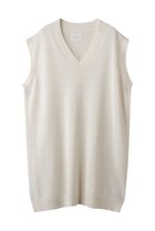 【ミディウミソリッド/MIDIUMISOLID】のwashi/wool big vest ベスト 人気、トレンドファッション・服の通販 founy(ファニー) ファッション Fashion レディースファッション Fashion for Women トップス・カットソー Cut & Sew Tops ニット Knit Tops & Sweaters ベスト&ジレ / 重ね着スタイル Vests & Gilets カジュアルプルオーバー・ニットトップス Pullovers & Knit Tops / Casual Pullovers シアー Sheer, See-Through シンプル Simple, Minimal ベスト Vest, Waistcoat ロング Long, Long-Length 新作・新入荷 New Arrivals / New In 秋 Autumn thumbnail off white|ID: prp329100004651978 ipo3291000000033615510