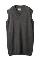 【ミディウミソリッド/MIDIUMISOLID】のwashi/wool big vest ベスト 人気、トレンドファッション・服の通販 founy(ファニー) ファッション Fashion レディースファッション Fashion for Women トップス・カットソー Cut & Sew Tops ニット Knit Tops & Sweaters ベスト&ジレ / 重ね着スタイル Vests & Gilets カジュアルプルオーバー・ニットトップス Pullovers & Knit Tops / Casual Pullovers シアー Sheer, See-Through シンプル Simple, Minimal ベスト Vest, Waistcoat ロング Long, Long-Length 新作・新入荷 New Arrivals / New In 秋 Autumn thumbnail gray|ID: prp329100004651978 ipo3291000000033615512