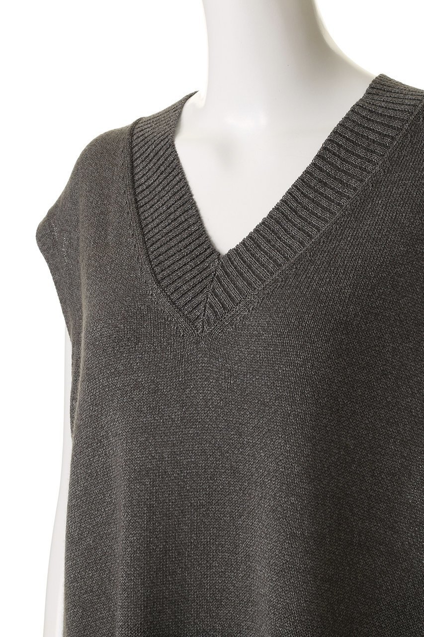 【ミディウミソリッド/MIDIUMISOLID】の和紙ウールビッグベスト 人気、トレンドファッション・服の通販 founy(ファニー) 　ファッション　Fashion　レディースファッション　Fashion for Women　トップス・カットソー　Cut & Sew Tops　ニット　Knit Tops & Sweaters　ベスト&ジレ / 重ね着スタイル　Vests & Gilets　カジュアルプルオーバー・ニットトップス　Pullovers & Knit Tops / Casual Pullovers　シアー　Sheer, See-Through　シンプル　Simple, Minimal　ベスト　Vest, Waistcoat　ロング　Long, Long-Length　秋　Autumn　other-5|ID: prp329100004651978 ipo3291000000036242124