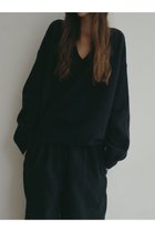 【エトレトウキョウ/ETRE TOKYO】のVネック2wayニットプルオーバー ネイビー|ID:prp329100004651982