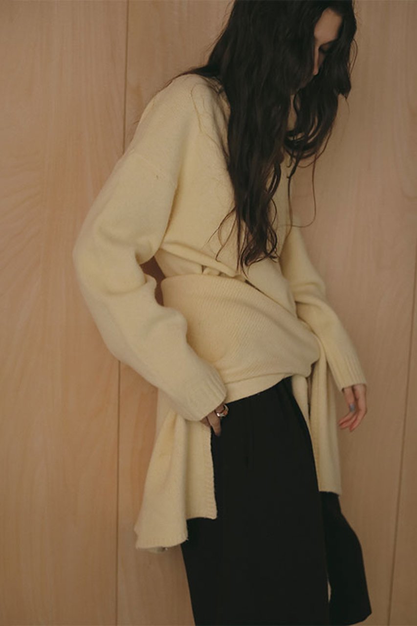 【エトレトウキョウ/ETRE TOKYO】のVネック2wayニットプルオーバー 人気、トレンドファッション・服の通販 founy(ファニー) ファッション Fashion レディースファッション Fashion for Women トップス・カットソー Cut & Sew Tops ニット Knit Tops & Sweaters カジュアルプルオーバー・ニットトップス Pullovers & Knit Tops / Casual Pullovers Vネックトップス V-Neck Tops / V-Cut Neckline Shirts インナー Innerwear シンプル Simple, Minimal タイトスカート Pencil Skirt, Tight Skirt デコルテ Décolleté, Neckline バランス Balance, Style Balance フォルム Silhouette, Form ボックス Boxy, Box Shape リラックス Relax, Relaxed Fit ワイド Wide, Wide Fit other-2|ID: prp329100004651982 ipo3291000000036518257