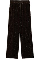 【クチュールドアダム/COUTURE D'ADAM】のグリッターベルベットイージーパンツ ブラウン|ID:prp329100004651985