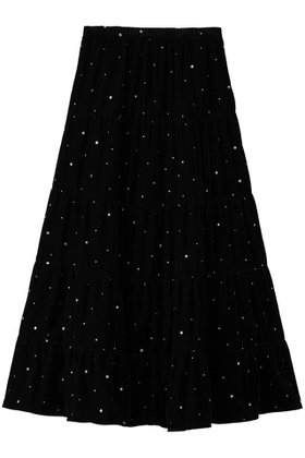 【クチュールドアダム/COUTURE D'ADAM】 グリッターベルベットティアードスカート人気、トレンドファッション・服の通販 founy(ファニー) ファッション Fashion レディースファッション Fashion for Women スカート Skirts ティアードスカート Tiered Skirts 2025年 2025 2025-2026秋冬・A/W Autumn/Winter 2025–26 AW25–26 ティアードスカート Tiered Skirt, Flounced Skirt ベルベット Velvet, Velvety A/W・秋冬 Autumn/Winter |ID:prp329100004651992