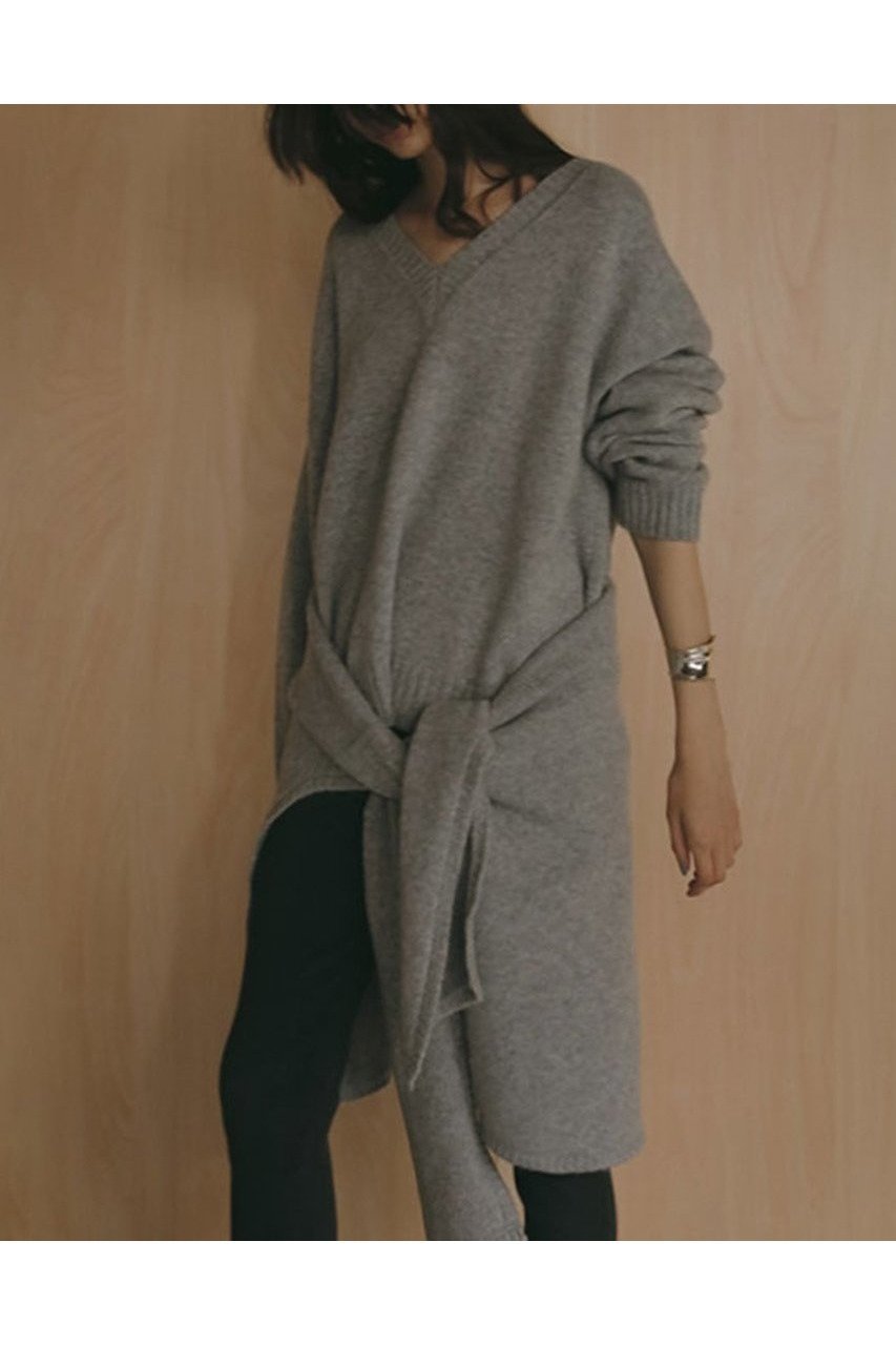 【エトレトウキョウ/ETRE TOKYO】のレイヤードニットラップスカート インテリア・キッズ・メンズ・レディースファッション・服の通販 founy(ファニー) 　ファッション　Fashion　レディースファッション　Fashion for Women　スカート　Skirts　2025年　2025　2025-2026秋冬・A/W　Autumn/Winter 2025–26 AW25–26　おすすめ　Recommended / Our Picks　シンプル　Simple, Minimal　ストール　Stole, Wrap　スラックス　Slacks, Dress Pants　レギンス　Leggings, Stretch Pants　A/W・秋冬　Autumn/Winter　グレー|ID: prp329100004651994 ipo3291000000033615649