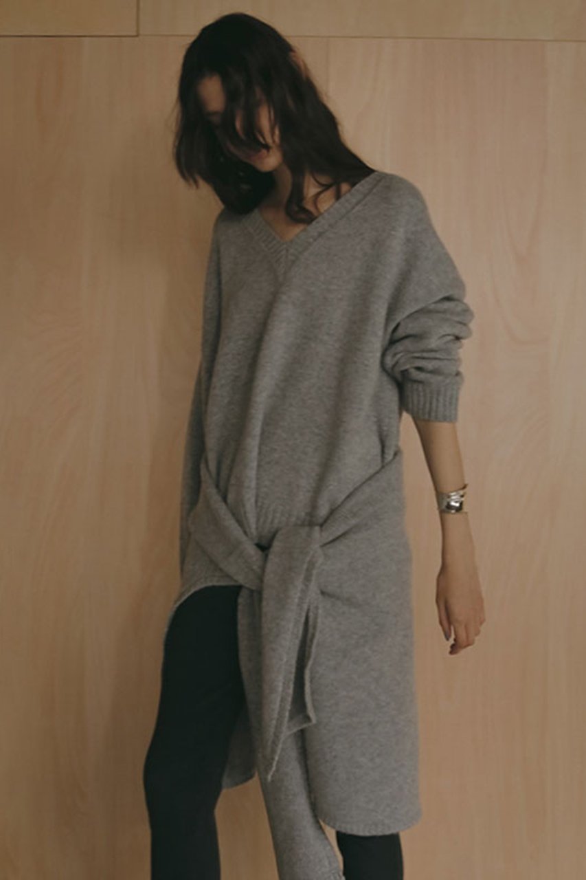 【エトレトウキョウ/ETRE TOKYO】のレイヤードニットラップスカート 人気、トレンドファッション・服の通販 founy(ファニー) 　ファッション　Fashion　レディースファッション　Fashion for Women　スカート　Skirts　おすすめ　Recommended / Our Picks　シンプル　Simple, Minimal　ストール　Stole, Wrap　スラックス　Slacks, Dress Pants　レギンス　Leggings, Stretch Pants　 other-1|ID: prp329100004651994 ipo3291000000034695492