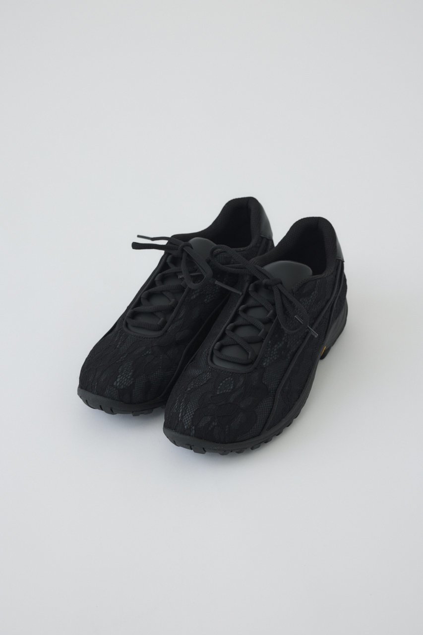 【リムアーク/RIM.ARK】の【9/3 10:00販売開始】LACE fabric sneaker/スニーカー インテリア・キッズ・メンズ・レディースファッション・服の通販 founy(ファニー) 　ファッション　Fashion　レディースファッション　Fashion for Women　クッション　Cushion, Throw Pillow　シューズ　Shoes, Footwear　スニーカー　Sneakers, Trainers　レース　Lace, Lace Fabric　ビジネス 仕事 通勤　Business / Work / Commuting　新作・新入荷　New Arrivals / New In　軽量　Lightweight, Ultra Light　ダークグレー|ID: prp329100004652050 ipo3291000000033616143