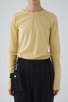 【リムアーク/RIM.ARK】の【9/3 10:00販売開始】High gauge cotton long T-SH/ロングTシャツ ライトイエロー|ID:prp329100004652051