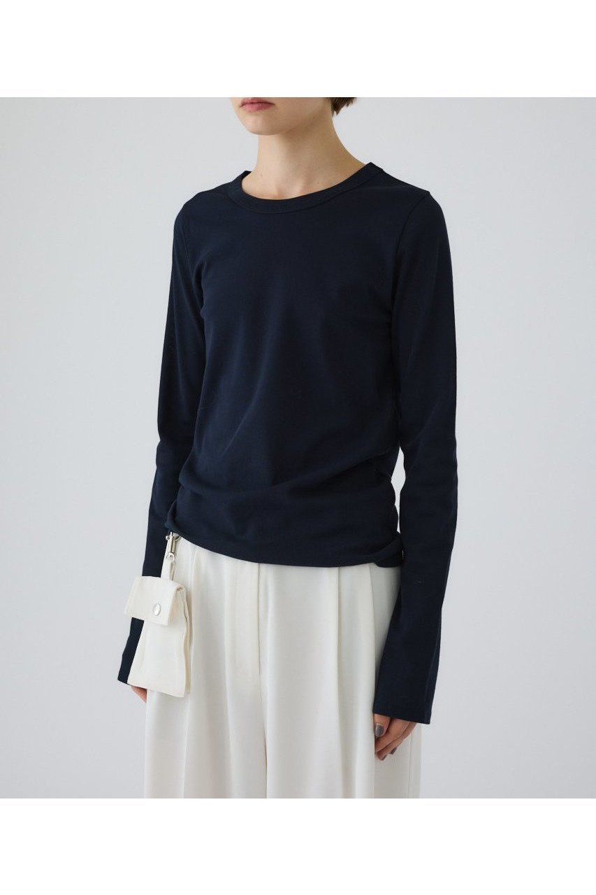 【リムアーク/RIM.ARK】の【9/3 10:00販売開始】High gauge cotton long T-SH/ロングTシャツ 人気、トレンドファッション・服の通販 founy(ファニー) 　ファッション　Fashion　レディースファッション　Fashion for Women　トップス・カットソー　Cut & Sew Tops　シャツ・ブラウス・オフィスカジュアル　Elegant Blouses & Button-Ups　ロングTシャツ・Tシャツ　Longline T-Shirts & Tees　カットソー・ベーシックTシャツ　Cut-and-Sewn Tops / Stretch Tees & Basics　おすすめ　Recommended / Our Picks　インナー　Innerwear　スリーブ　Sleeve, Long Sleeve / Short Sleeve　ベーシック　Basic, Essential　ロング　Long, Long-Length　吸水　Absorbent, Quick-Dry　新作・新入荷　New Arrivals / New In　other-2|ID: prp329100004652051 ipo3291000000033616155