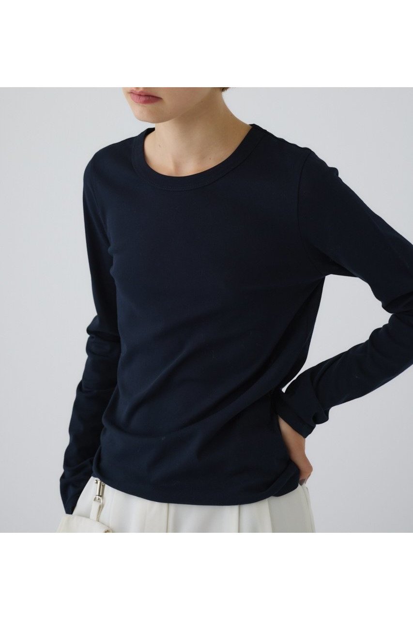 【リムアーク/RIM.ARK】の【9/3 10:00販売開始】High gauge cotton long T-SH/ロングTシャツ 人気、トレンドファッション・服の通販 founy(ファニー) 　ファッション　Fashion　レディースファッション　Fashion for Women　トップス・カットソー　Cut & Sew Tops　シャツ・ブラウス・オフィスカジュアル　Elegant Blouses & Button-Ups　ロングTシャツ・Tシャツ　Longline T-Shirts & Tees　カットソー・ベーシックTシャツ　Cut-and-Sewn Tops / Stretch Tees & Basics　おすすめ　Recommended / Our Picks　インナー　Innerwear　スリーブ　Sleeve, Long Sleeve / Short Sleeve　ベーシック　Basic, Essential　ロング　Long, Long-Length　吸水　Absorbent, Quick-Dry　新作・新入荷　New Arrivals / New In　other-6|ID: prp329100004652051 ipo3291000000033616159