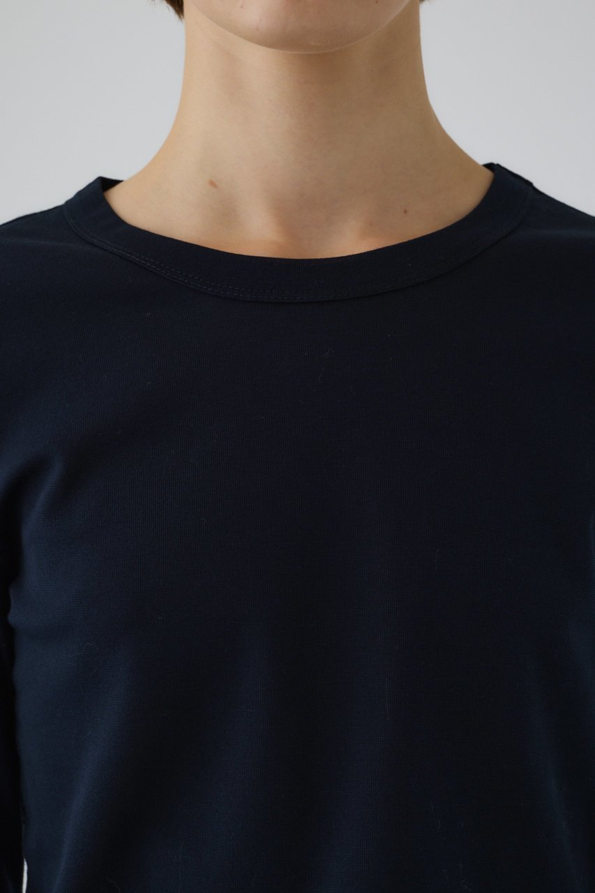 【リムアーク/RIM.ARK】の【9/3 10:00販売開始】High gauge cotton long T-SH/ロングTシャツ 人気、トレンドファッション・服の通販 founy(ファニー) 　ファッション　Fashion　レディースファッション　Fashion for Women　トップス・カットソー　Cut & Sew Tops　シャツ・ブラウス・オフィスカジュアル　Elegant Blouses & Button-Ups　ロングTシャツ・Tシャツ　Longline T-Shirts & Tees　カットソー・ベーシックTシャツ　Cut-and-Sewn Tops / Stretch Tees & Basics　おすすめ　Recommended / Our Picks　インナー　Innerwear　スリーブ　Sleeve, Long Sleeve / Short Sleeve　ベーシック　Basic, Essential　ロング　Long, Long-Length　吸水　Absorbent, Quick-Dry　新作・新入荷　New Arrivals / New In　other-7|ID: prp329100004652051 ipo3291000000033616160