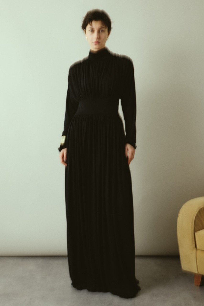 【リムアーク/RIM.ARK】の【9/3 10:00販売開始】Flowing drape dress/ドレス インテリア・キッズ・メンズ・レディースファッション・服の通販 founy(ファニー) 　ファッション　Fashion　レディースファッション　Fashion for Women　ワンピース　Dresses　フォーマル・パーティードレス・結婚式用ドレス　Elegant & Casual Dresses　チュニック　Tunic Tops & Dresses　エレガント 上品　Elegant　ギャザー　Gathered, Ruffled　シアー　Sheer, See-Through　チュニック　Tunic, Long Top　ドレス　Dress, One-Piece　ドレープ　Drape, Draping Fabric　マキシ　Maxi, Full Length　ロング　Long, Long-Length　新作・新入荷　New Arrivals / New In　ブラック|ID: prp329100004652053 ipo3291000000033616172