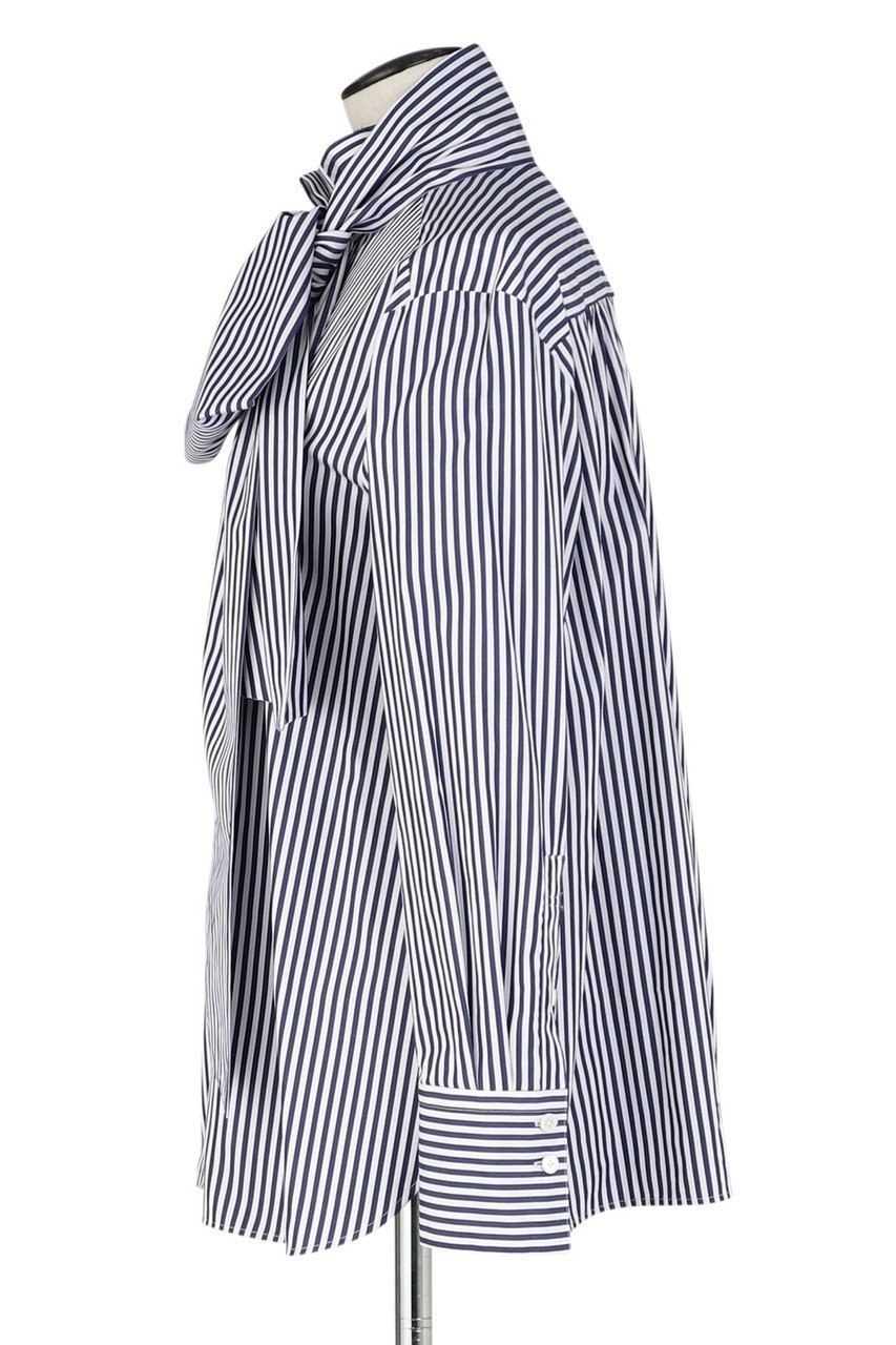 【オブリオ/AUBRIOT】のファインブロード ハイネックシャツ 人気、トレンドファッション・服の通販 founy(ファニー) 　ファッション　Fashion　レディースファッション　Fashion for Women　トップス・カットソー　Cut & Sew Tops　シャツ・ブラウス・オフィスカジュアル　Elegant Blouses & Button-Ups　2025年　2025　2025-2026秋冬・A/W　Autumn/Winter 2025–26 AW25–26　エレガント 上品　Elegant　シンプル　Simple, Minimal　ストライプ　Stripe, Striped Pattern　スリーブ　Sleeve, Long Sleeve / Short Sleeve　ハイネック　High Neck, Mock Neck　ロング　Long, Long-Length　ロンドン　London Style, British Inspired　ワイド　Wide, Wide Fit　定番　Standard, Basic Item　無地　Plain, Solid Color　A/W・秋冬　Autumn/Winter　other-2|ID: prp329100004652056 ipo3291000000033616198