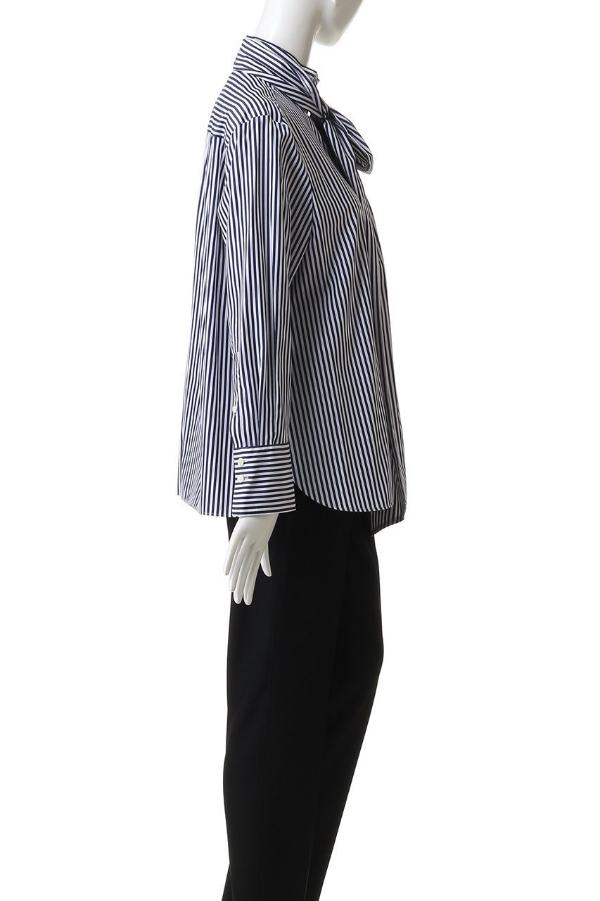 【オブリオ/AUBRIOT】のファインブロード ハイネックシャツ 人気、トレンドファッション・服の通販 founy(ファニー) ファッション Fashion レディースファッション Fashion for Women トップス・カットソー Cut & Sew Tops シャツ・ブラウス・オフィスカジュアル Elegant Blouses & Button-Ups エレガント 上品 Elegant シンプル Simple, Minimal ストライプ Stripe, Striped Pattern スリーブ Sleeve, Long Sleeve / Short Sleeve ハイネック High Neck, Mock Neck ロング Long, Long-Length ロンドン London Style, British Inspired ワイド Wide, Wide Fit 定番 Standard, Basic Item 無地 Plain, Solid Color other-3|ID: prp329100004652056 ipo3291000000035947970