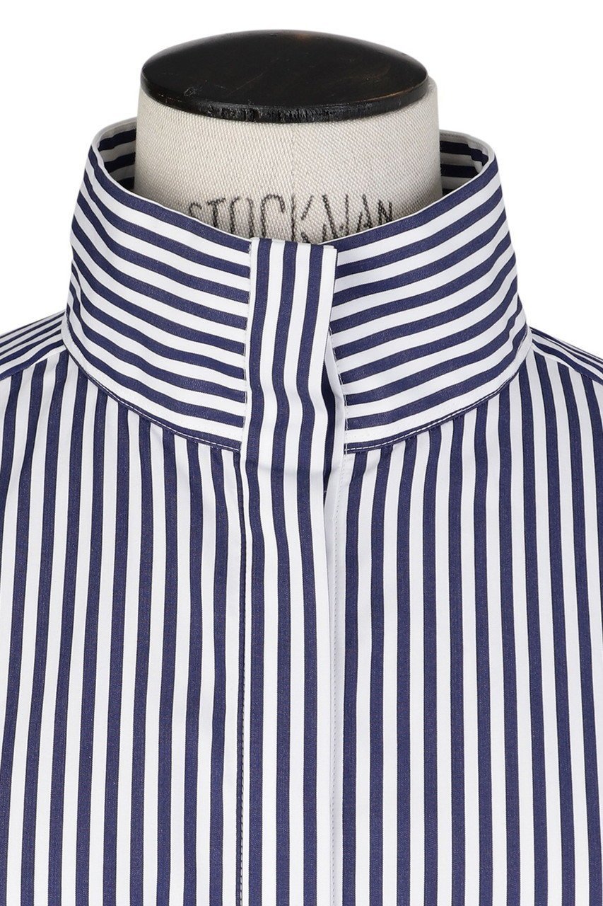 【オブリオ/AUBRIOT】のファインブロード ハイネックシャツ 人気、トレンドファッション・服の通販 founy(ファニー) ファッション Fashion レディースファッション Fashion for Women トップス・カットソー Cut & Sew Tops シャツ・ブラウス・オフィスカジュアル Elegant Blouses & Button-Ups エレガント 上品 Elegant シンプル Simple, Minimal ストライプ Stripe, Striped Pattern スリーブ Sleeve, Long Sleeve / Short Sleeve ハイネック High Neck, Mock Neck ロング Long, Long-Length ロンドン London Style, British Inspired ワイド Wide, Wide Fit 定番 Standard, Basic Item 無地 Plain, Solid Color other-7|ID: prp329100004652056 ipo3291000000035947974