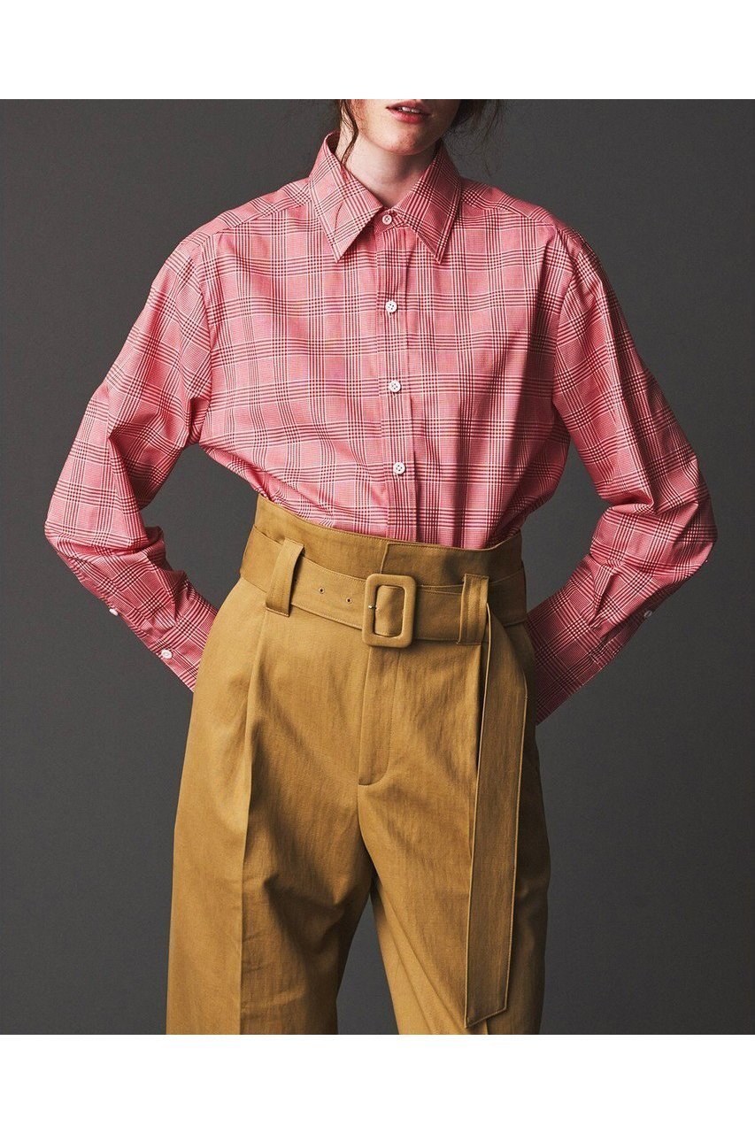 【オブリオ/AUBRIOT】のコットンブロードシャツ 人気、トレンドファッション・服の通販 founy(ファニー) 　ファッション　Fashion　レディースファッション　Fashion for Women　トップス・カットソー　Cut & Sew Tops　シャツ・ブラウス・オフィスカジュアル　Elegant Blouses & Button-Ups　2025年　2025　2025-2026秋冬・A/W　Autumn/Winter 2025–26 AW25–26　クラシック　Classic, Timeless Style　スカーフ　Scarf, Neckwear　スリーブ　Sleeve, Long Sleeve / Short Sleeve　トライアングル　Triangle, Triangular Shape　フィット　Fit, Slim Fit　ブロード　Broadcloth, Fine Cotton　モダン　Modern, Contemporary　ロング　Long, Long-Length　A/W・秋冬　Autumn/Winter　other-4|ID: prp329100004652057 ipo3291000000033616210